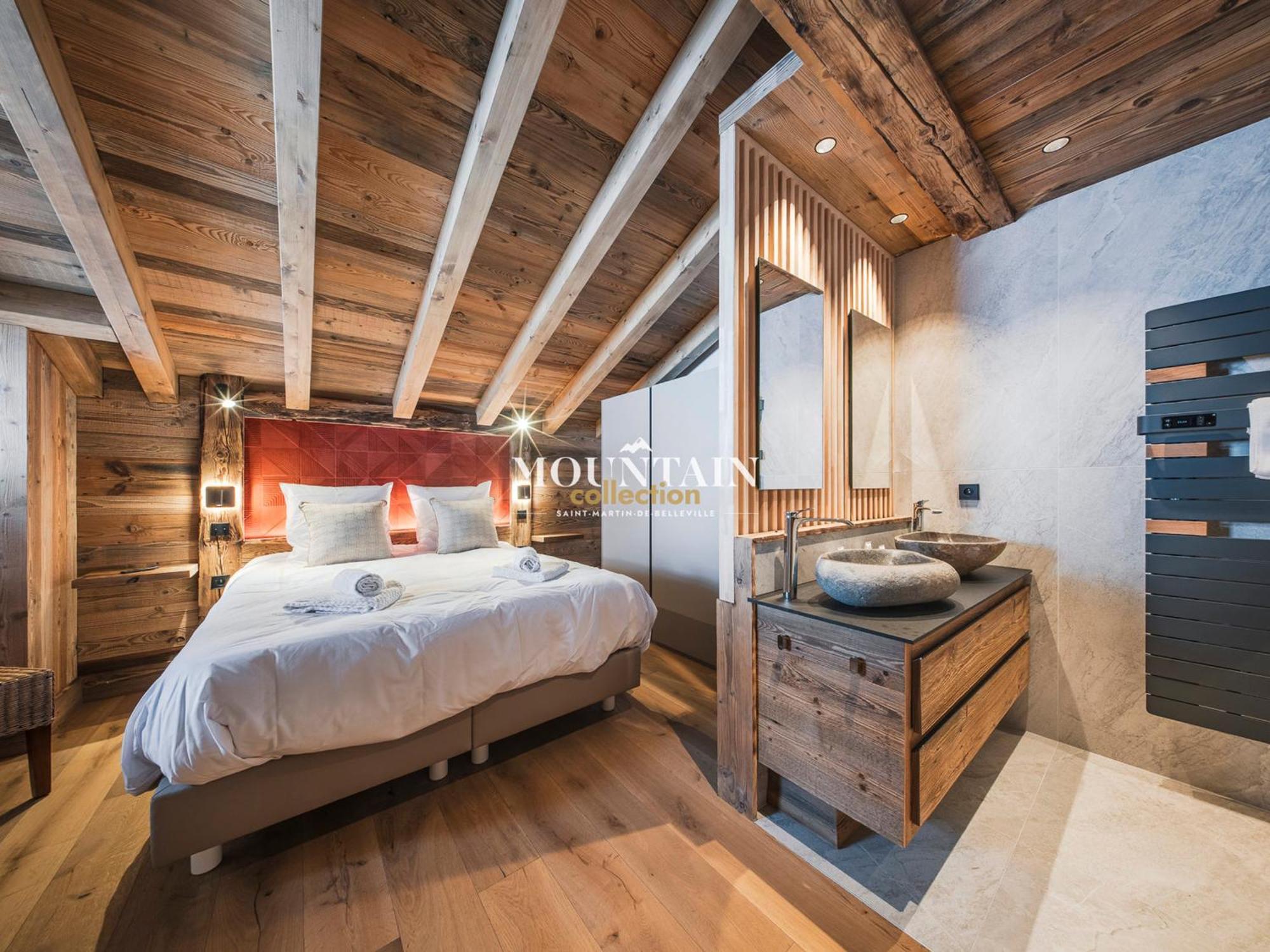 Chalet De Luxe Renove 2024 Proche Pistes, 5 Chambres, Balcon, Parking, Animaux Admis - Fr-1-344-1220 Сен-Мартен-дьо-Белвил Екстериор снимка