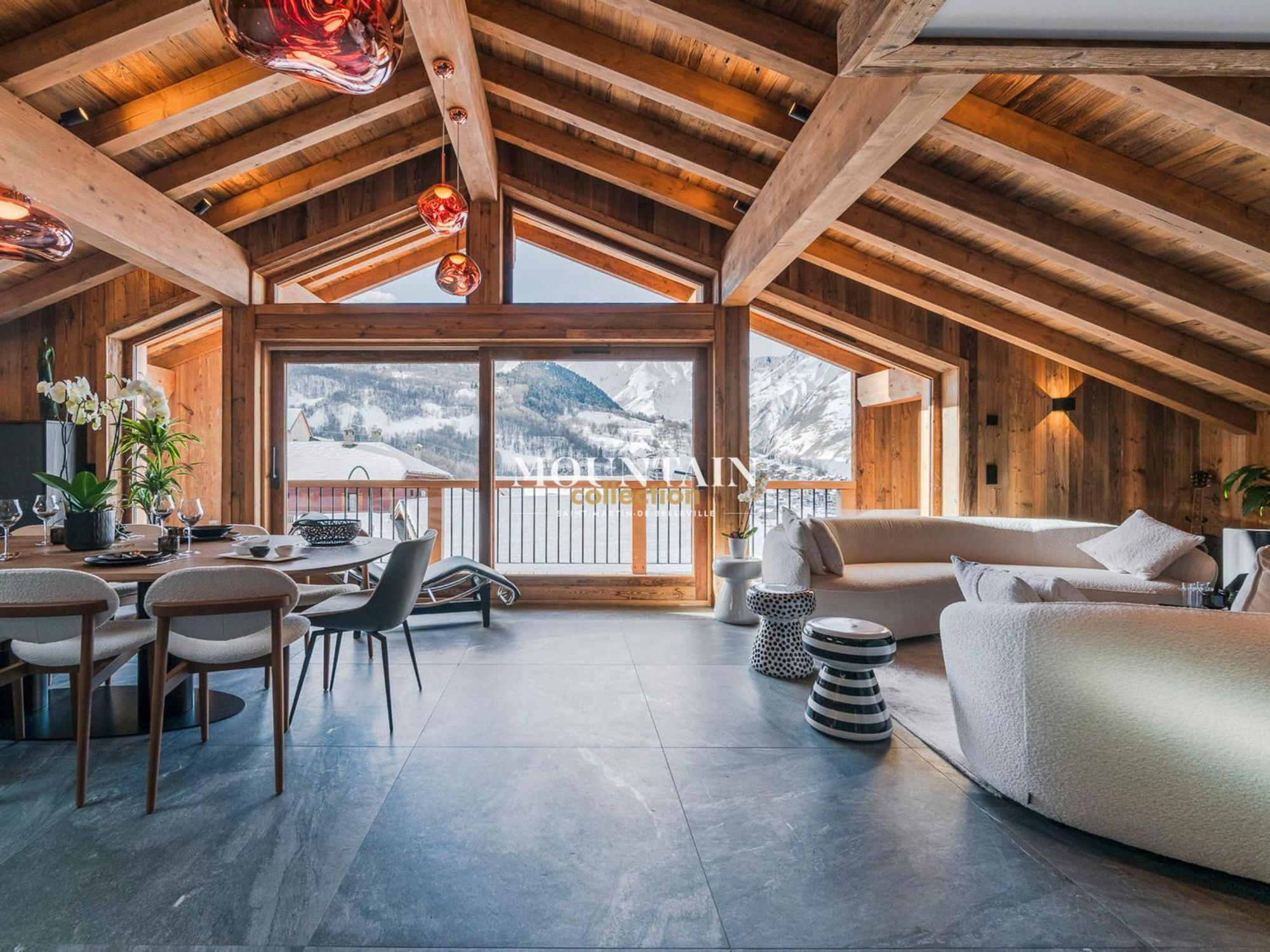 Chalet De Luxe Renove 2024 Proche Pistes, 5 Chambres, Balcon, Parking, Animaux Admis - Fr-1-344-1220 Сен-Мартен-дьо-Белвил Екстериор снимка