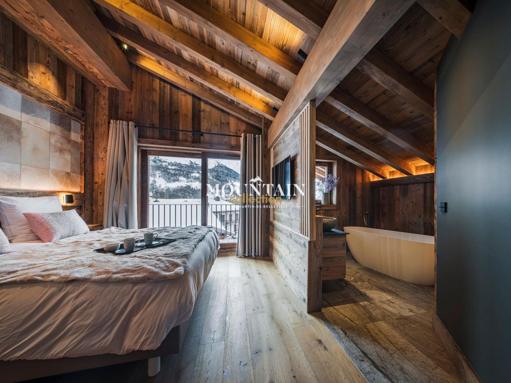 Chalet De Luxe Renove 2024 Proche Pistes, 5 Chambres, Balcon, Parking, Animaux Admis - Fr-1-344-1220 Сен-Мартен-дьо-Белвил Екстериор снимка