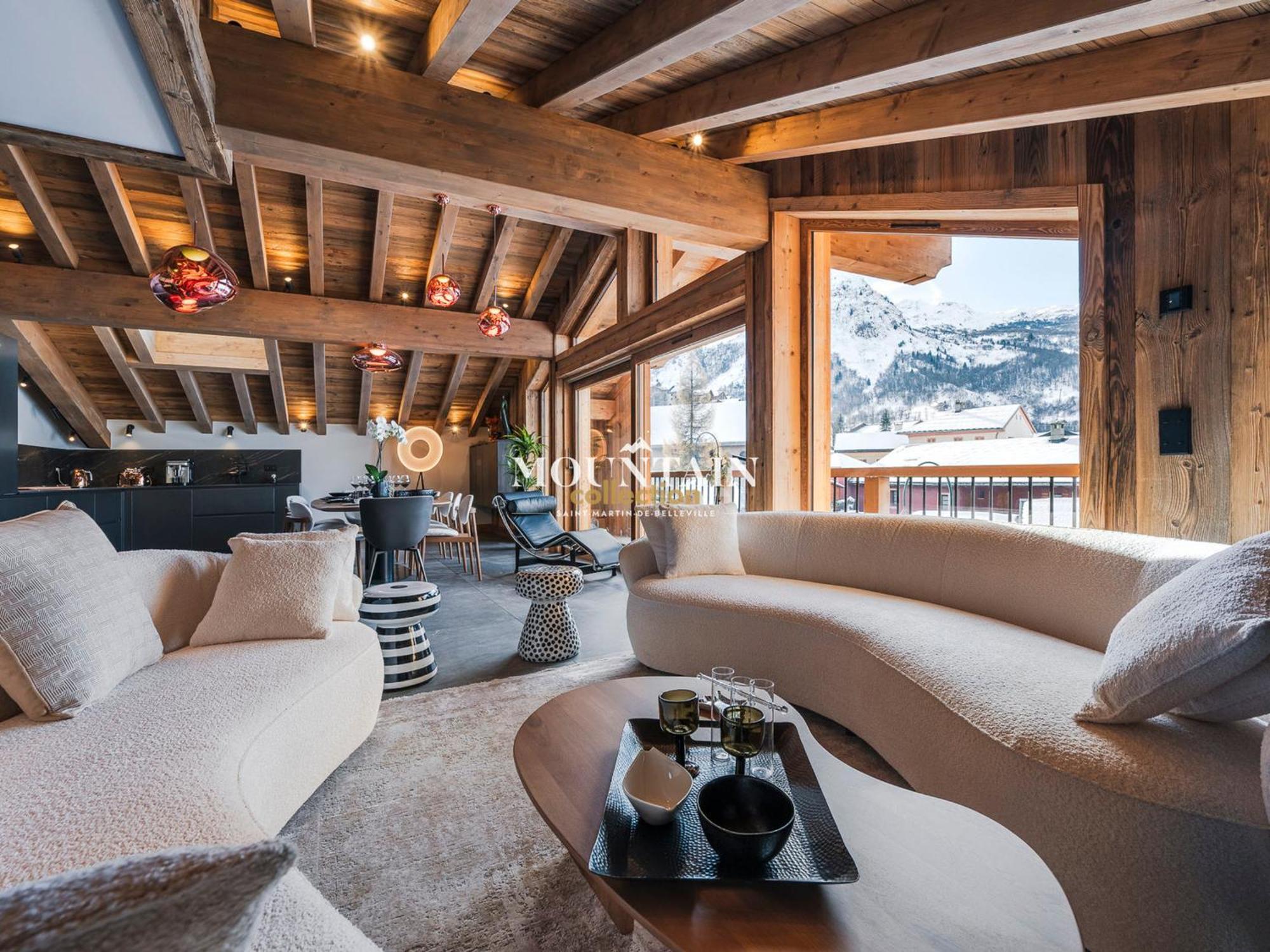 Chalet De Luxe Renove 2024 Proche Pistes, 5 Chambres, Balcon, Parking, Animaux Admis - Fr-1-344-1220 Сен-Мартен-дьо-Белвил Екстериор снимка